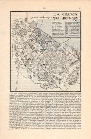 LAMINA V39386: Plano de La Granja de San Ildefonso