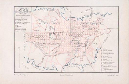 LAMINA V39387: Plano de San Jose capital de Costa Rica