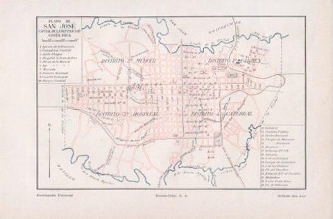 LAMINA V39387: Plano de San Jose capital de Costa Rica