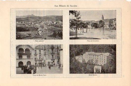 LAMINA V39389: Vistas de San Hilario de Sacalm