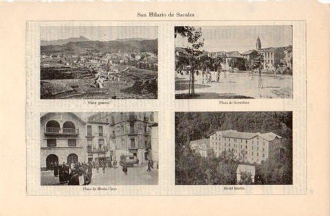 LAMINA V39389: Vistas de San Hilario de Sacalm
