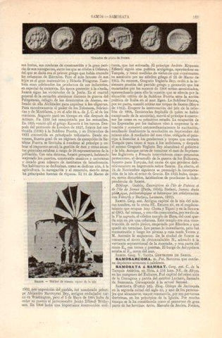 LAMINA V39365: Monedas y molinos de viento de Samos