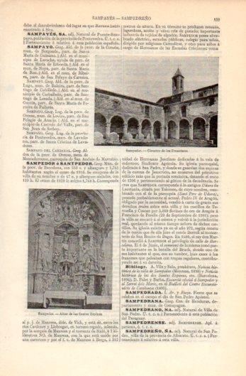 LAMINA V39363: Claustro de los Franciscanos en Sampedor, Barcelona