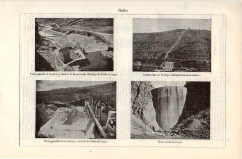 LAMINA V39353: Presas de Pobla de Segur y Montejaque