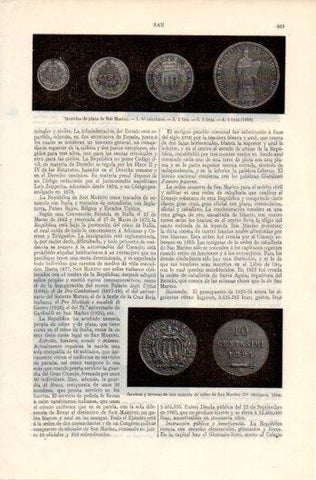 LAMINA V39436: Monedas de San Marino