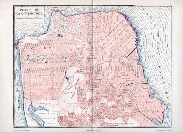 LAMINA V39402: Plano de San Francisco, California