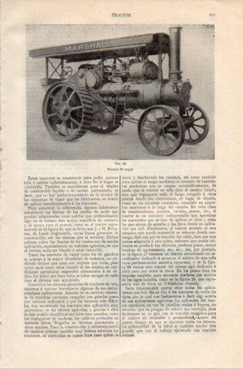 LAMINA V39547: Tractor de vapor