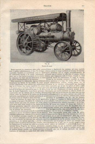 LAMINA V39547: Tractor de vapor