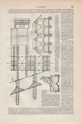 LAMINA V39691: Puente de carga transportable de la Fabrica de Gas de La Haya