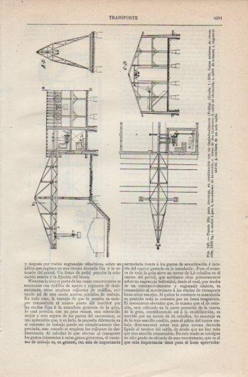 LAMINA V39692: Tranporte puente fijo para descarga