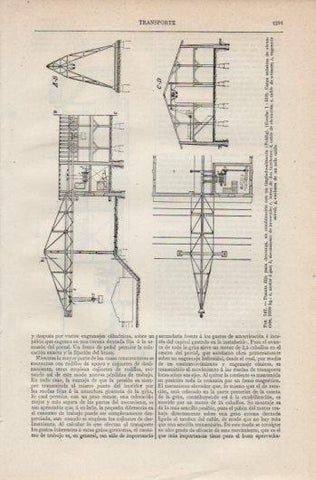 LAMINA V39692: Tranporte puente fijo para descarga