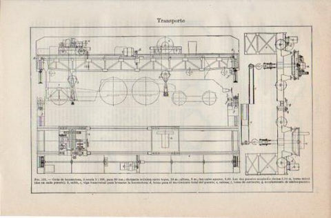 LAMINA V39696: Grua de locomotora