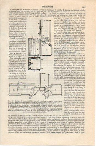 LAMINA V39652: Transporte cuchara de mando de Hulett