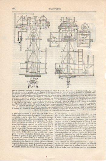 LAMINA V39654: Transporte de vagoneta para grua