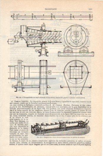 LAMINA V39662: Transportador de canal cuadrada sistema Suess