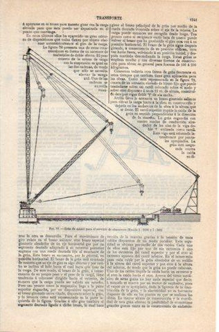 LAMINA V39667: Transporte grua de mastil