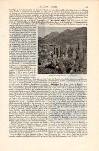 LAMINA V39731: Vista de Sallent de Gallego, Huesca