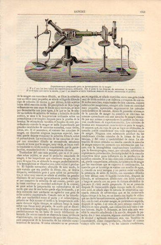 LAMINA V39734: Espectroscopio para la investigacion de la sangre