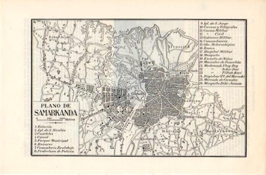 LAMINA V39740: Plano de Samarkanda