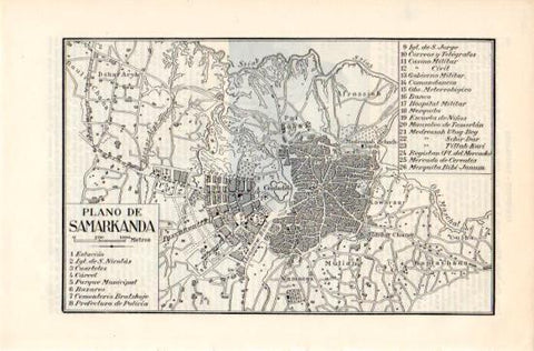 LAMINA V39740: Plano de Samarkanda