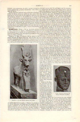 LAMINA V39746: Sametico y la vaca Hathor
