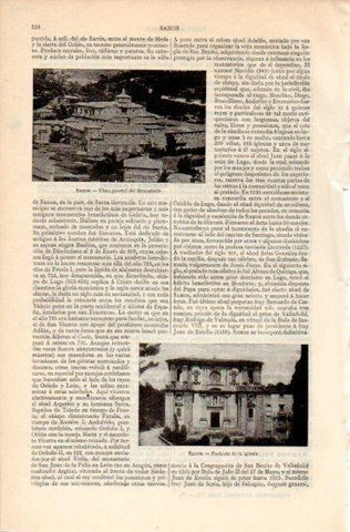 LAMINA V39748: Monasterio e iglesia en Samos