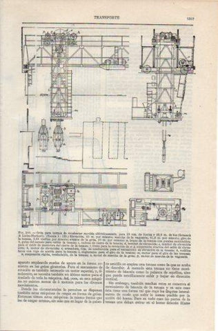 LAMINA V39707: Grua para hornos