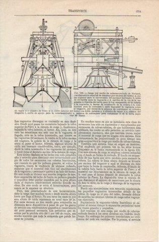 LAMINA V39713: Carga por medio de cubetas embudo de Neeland
