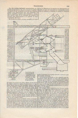 LAMINA V39714: Carga de un alto horno
