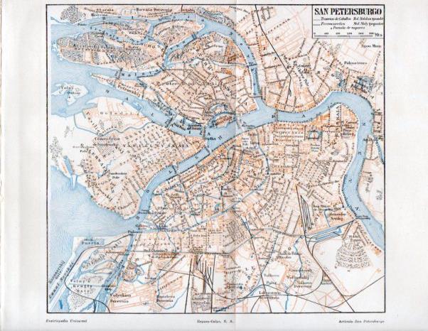 LAMINA V39718: Plano de San Petersburgo