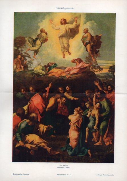 LAMINA V39720: Transfiguracion por Rafael