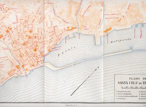 LAMINA V39722: Plano de Santa Cruz de Tenerife