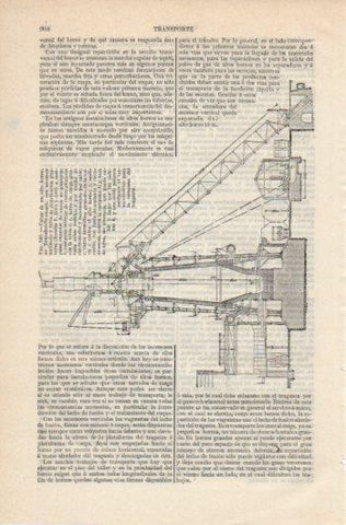 LAMINA V39715: Carga de un alto horno de Tummler Neumark