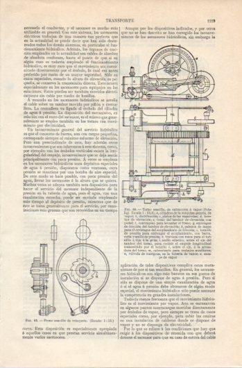 LAMINA V39648: Transporte torno sencillo de extraccion a vapor