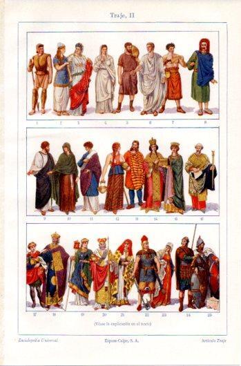 LAMINA V39575: Traje II