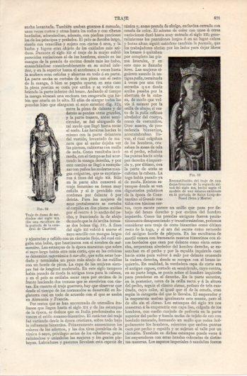 LAMINA V39577: Traje de dama siglo XII