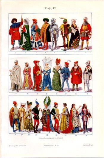 LAMINA V39573: Traje IV
