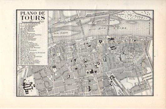 LAMINA V39587: Plano de Tours
