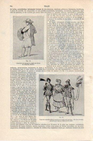 LAMINA V39592: Trajes de contrabandistas de España tocados con montera