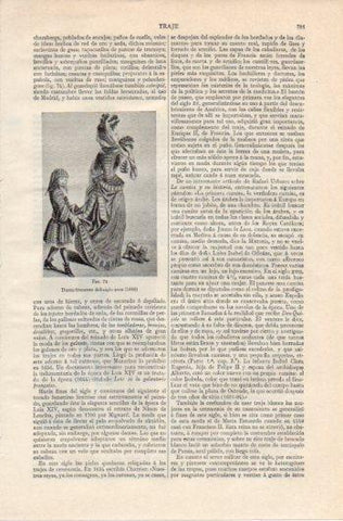 LAMINA V39593: Dama francesa del siglo XVII