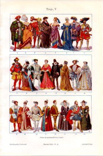LAMINA V39572: Traje V