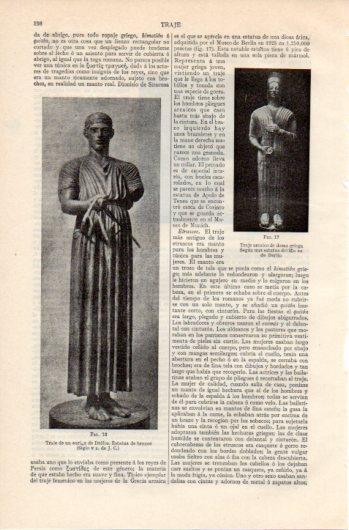 LAMINA V39553: Traje de auriga de Delfos estatua