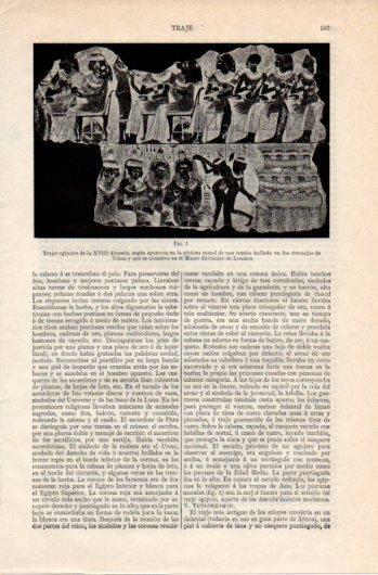 LAMINA V39557: Trajes egipcios de la XVIII dinastia