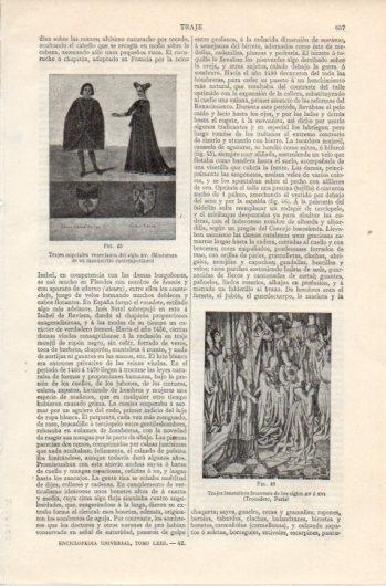 LAMINA V39571: Trajes venecianos del siglo XV