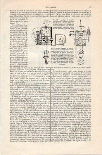 LAMINA V39649: Transporte aparejo de tornillo movido electricamente
