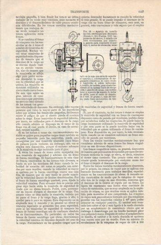 LAMINA V39649: Transporte aparejo de tornillo movido electricamente