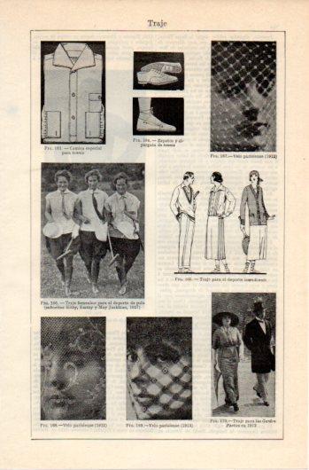 LAMINA V39597: Traje