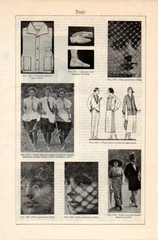 LAMINA V39597: Traje