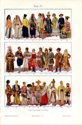 LAMINA V39629: Traje X