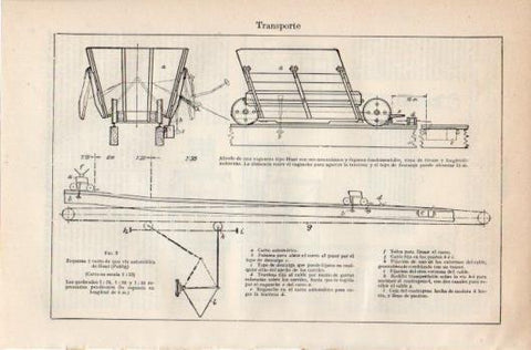 LAMINA V39630: Alzado de una vagoneta tipo Hunt